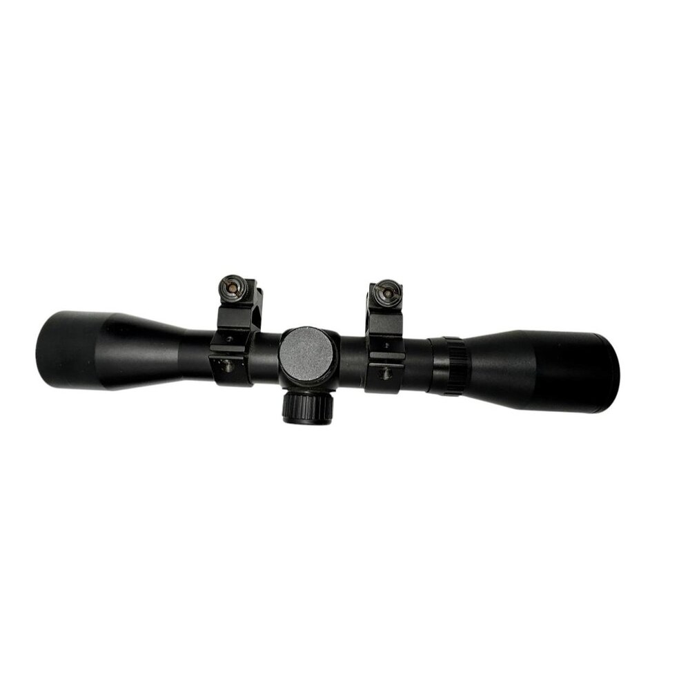 4x32 Compact Rifle Scope With Nitrogen Gas Port & Mounting Rings - Picture 12 of 15